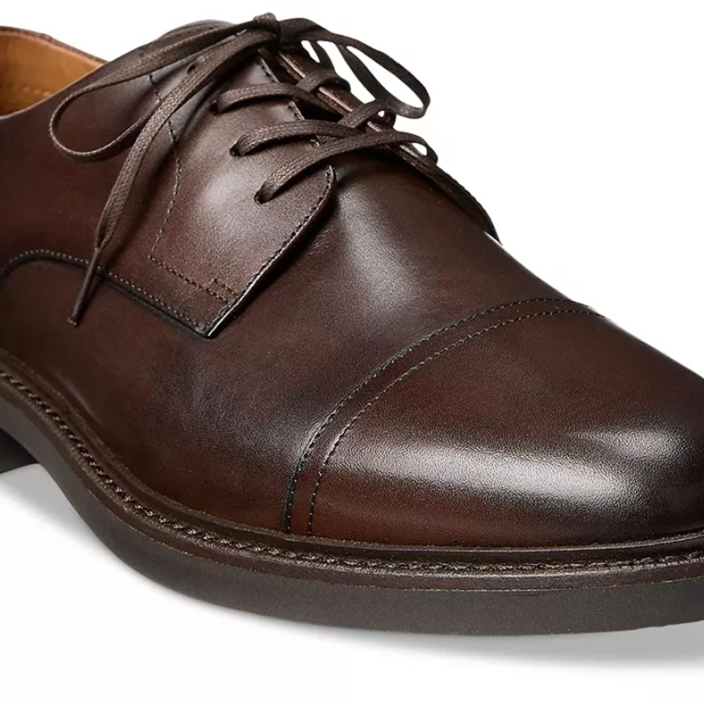 Sokd- Polo by Ralph Lauren Dark Brown Leather Oxfords